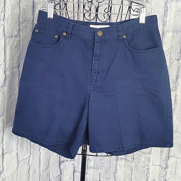 JONES OF NEW‎ YORK SPORT Blue Shorts Size 8 - Picture 1 of 8